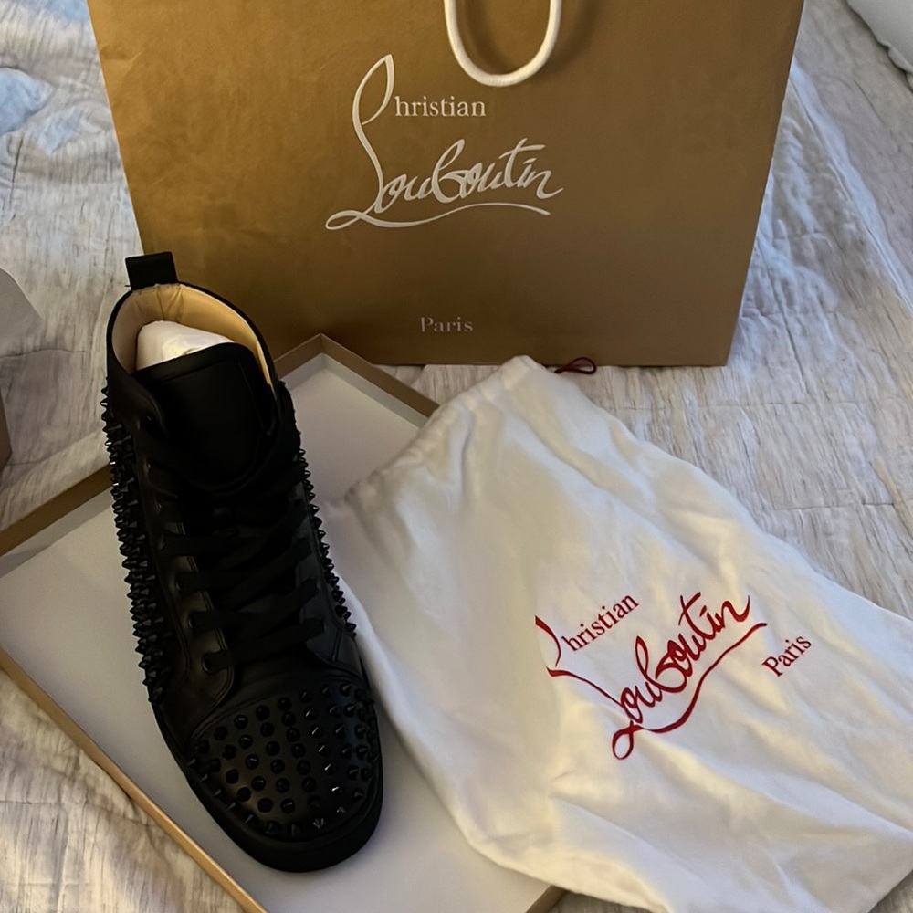 Authentic Christian Louboutin High Top Sneakers
